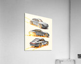 Skid Sparks Acrylic Print