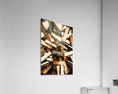 News in press typeset Acrylic Print