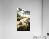 Cloudy blue lakes Acrylic Print