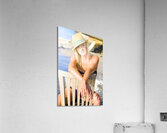 Woman On Holiday Vacation Acrylic Print