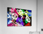 Street bike art Acrylic Print
