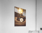 Oil and strings Acrylic Print