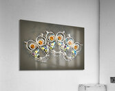 Kooky owls Acrylic Print