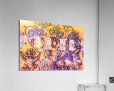 Retro owl charms Acrylic Print