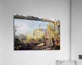 Tranquil River Boardwalk Acrylic Print