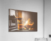 Liquid gold Acrylic Print
