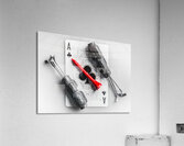 Clubs and aces Acrylic Print