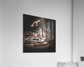 When the artists away the puppets will play Acrylic Print