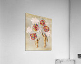 Paper clouds and candy balloons Acrylic Print