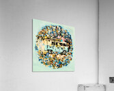 Coasting Around Acrylic Print