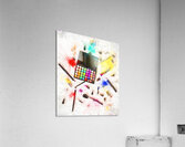 Explosion Of Color Acrylic Print