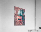 Red Retro Coffeehouse Acrylic Print