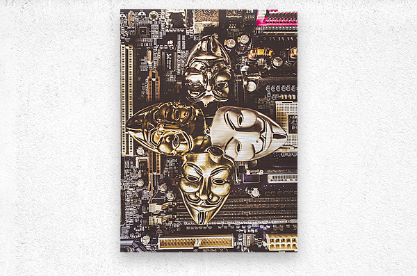 Redesigning the power systems  Metal print