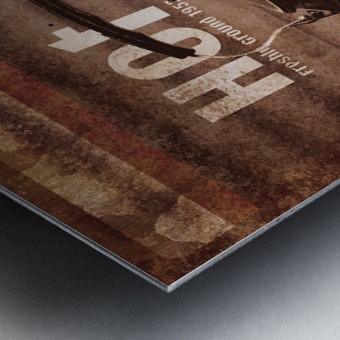 Fine art coffee shop tin sign insignia Metal print