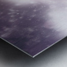 Vintage flower in the summer rain Metal print