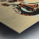 Comic wheels Metal print