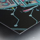 From a video game prototype Metal print