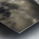 Smoke like clouds on The Bay Of Fires Metal print