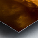 Dusk and storm Metal print