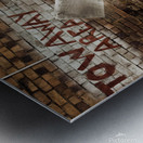 Blinded By The News Headlines Metal print