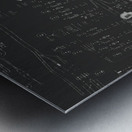 The Patrol Grid Metal print