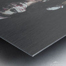 Nightmare nurse standing dead in haunted hospital Metal print