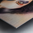 Jester magician performing magic trick Metal print