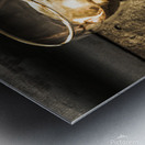 Dark bourbon whiskey  Metal print