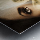 Organic makeup and skincare girl Metal print