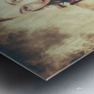 Smoking hot pin-up housewife Metal print