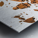 Sweat defeat Metal print