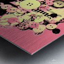 Past patterns and bygone buttons Metal print