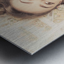 Comics collector pin up girl Metal print