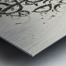 Visual noise Metal print