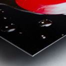 Making homemade sticky toffee apples Metal print