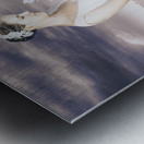 Charming woman with romantic sentiment Metal print