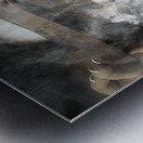 Smoking Hot Industrial Worker Metal print