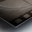 Vintage movie background with film strip boarder Metal print