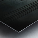 Safety behind closed doors Metal print