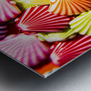 A colourful beach background Metal print