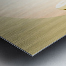 Zombie business person handing over bad news phone Metal print