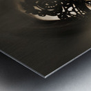 Beautiful party woman at luxury night ball Metal print