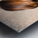 Young Cleaning Housewife With Hot Fashion Style Metal print