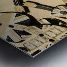 British Punk Rock Metal print