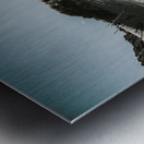 Winter desert landscape Metal print