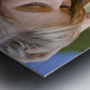 Taking Time To Smell The Flowers Metal print