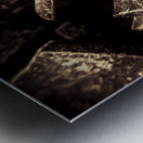 Dark chocolate confectionary macro Metal print