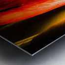 Colourful feather art Metal print