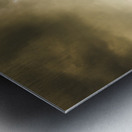 Lush green country farmland Metal print