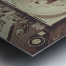 Blocks of Bitcoin Metal print
